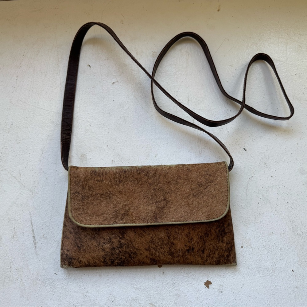 Cowhide Leather Crossbody Bag